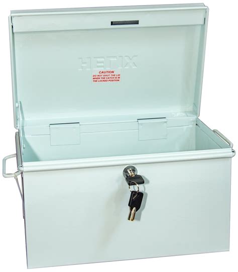 lockable metal box to fit inside trunk|metal trunk storage boxes.